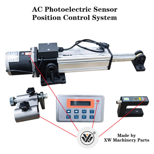 Automatic photoelectric EPC AC guiding system set for printing, slitting and flexible packaging tension alignment control