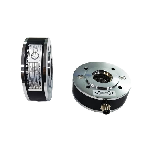Through shaft tension sensor installed on industrial slitting machine