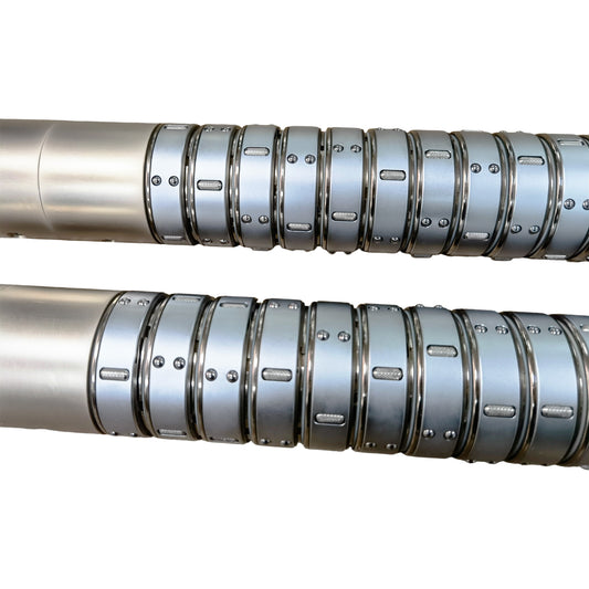 XWDGM Differential Rewind Shaft with friction ring system for independent tension control during rewinding