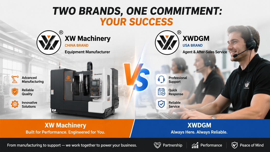 XW Machinery OEM Factory Brand vs XWDGM Global Industrial Brand