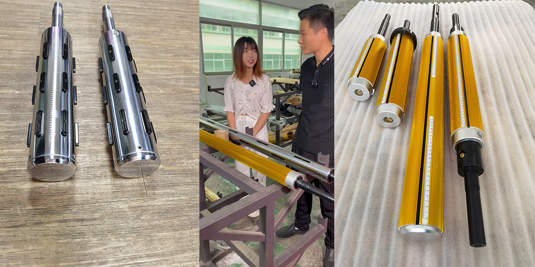 Lug Type vs Leaf Type Air Shaft comparison showing differences in core gripping structure, torque transmission, and industrial applications
