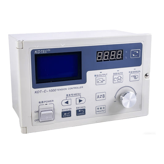 Automatic tension controller, high precision industrial tension regulator for winding and slitting machines