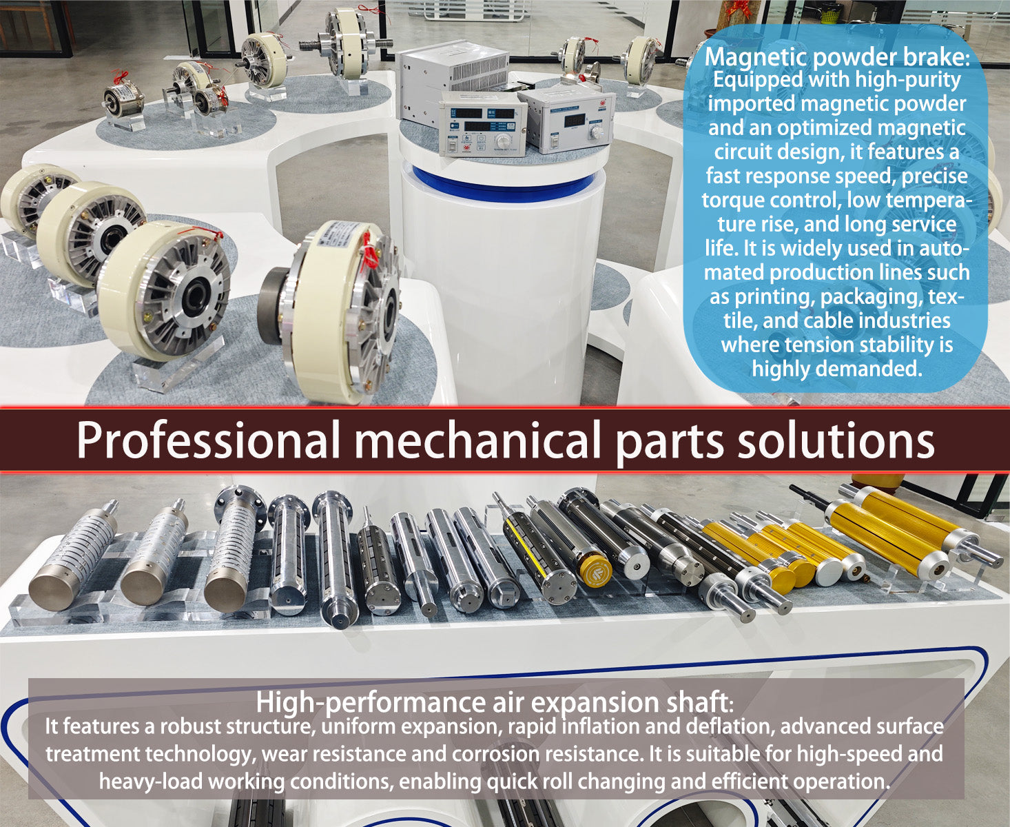 XW Machinery exhibition hall showcases products and quality