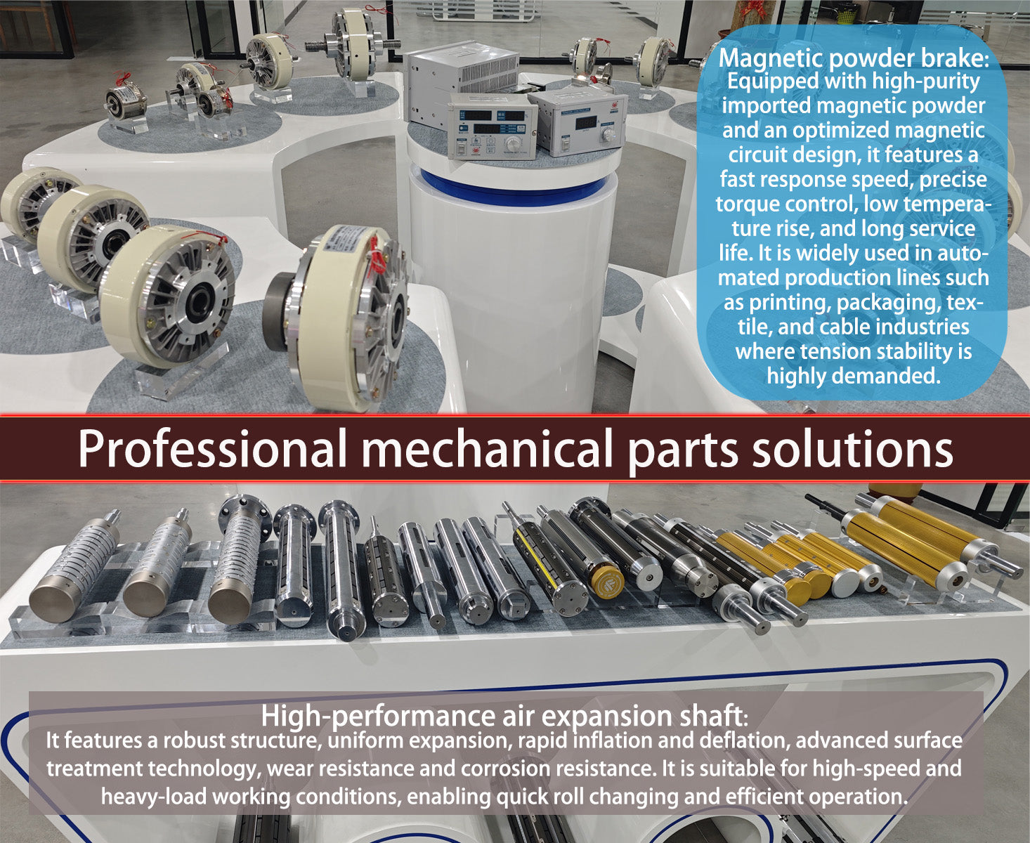 XW Machinery exhibition hall showcases products and quality