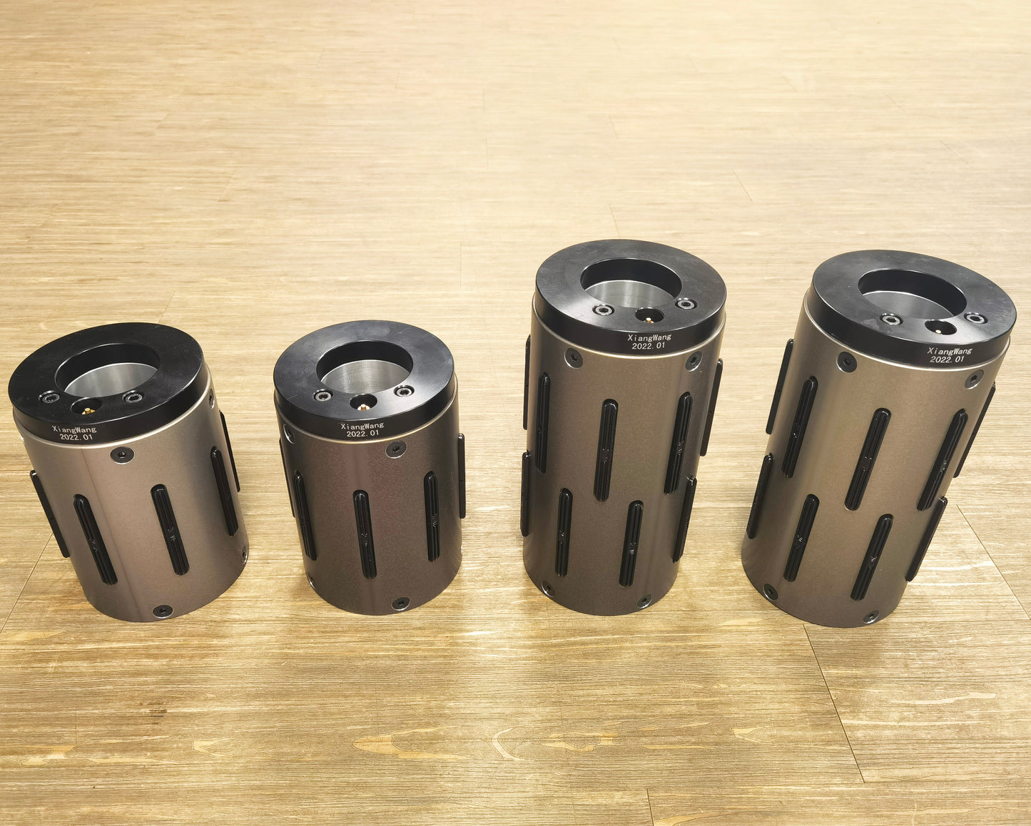 Various size air shaft adapter sleeves, complete conversion bushing set for machinery