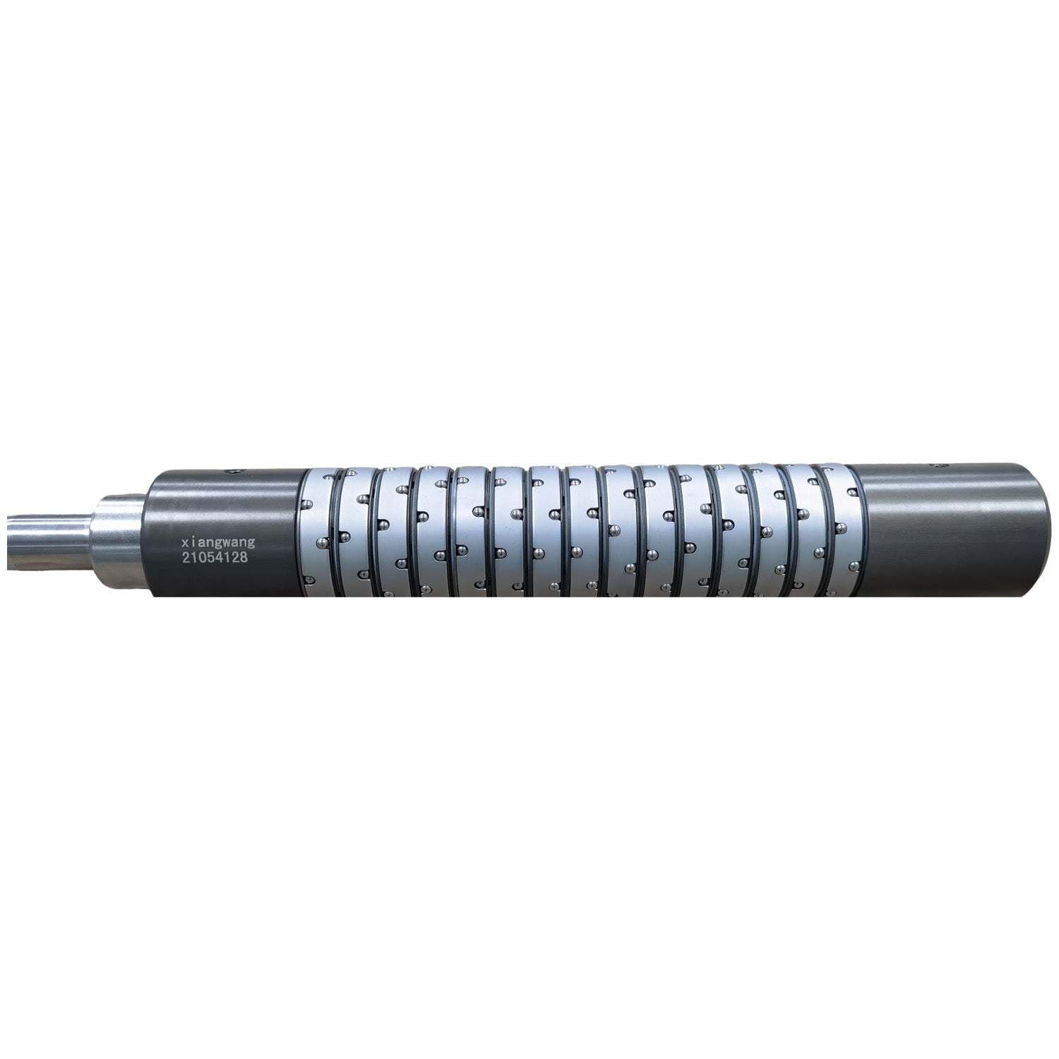 Industrial ball bearing differential slip shaft for precision web tension control and rewinding machines