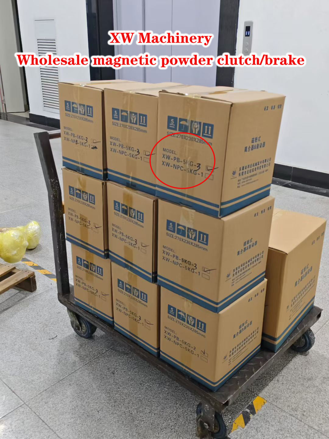 Bulk Production Magnetic Powder Brakes Ready for Shipment