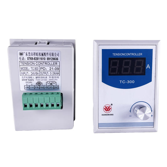 High precision micro tension controller, compact industrial tension control unit for winding and slitting machines