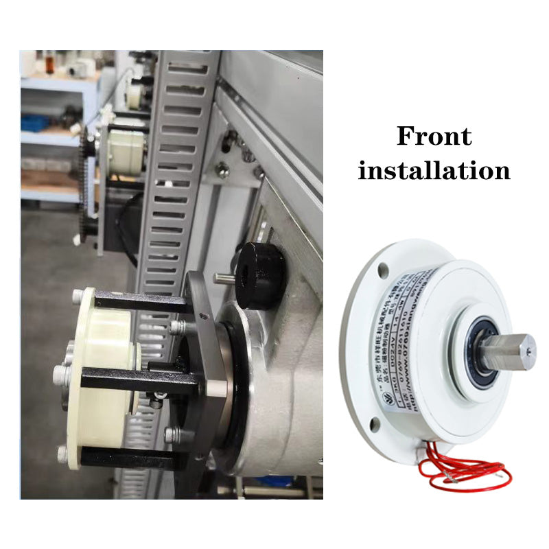 Compact torque control magnetic brake for small automation and packaging systems