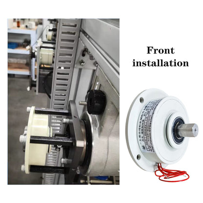 Compact torque control magnetic brake for small automation and packaging systems