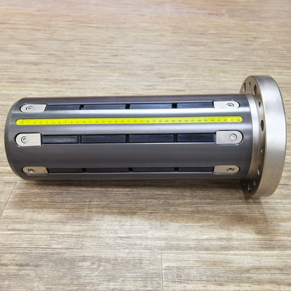 Custom full key air expanding shaft for converting and packaging machines