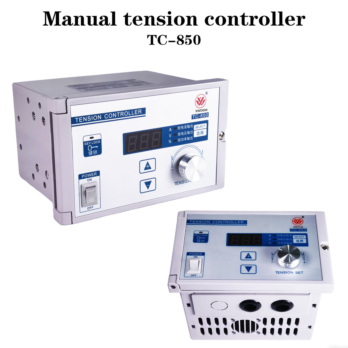 Digital closed-loop tension controller maintaining stable web tension