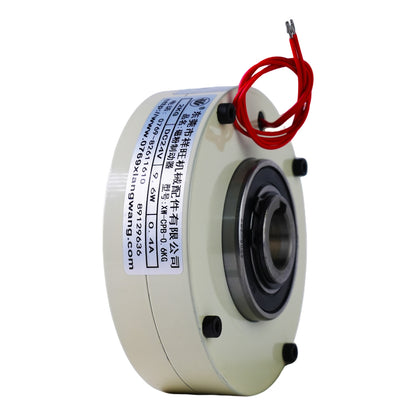 High precision ultra thin magnetic particle clutch for stable torque control in printing and coating machines