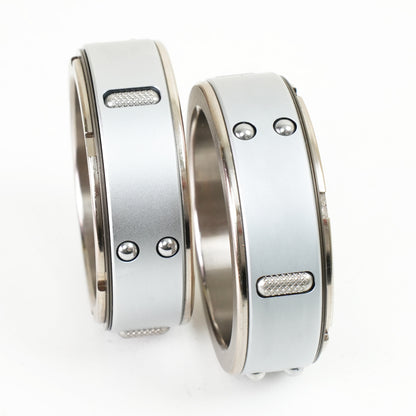 Industrial differential shaft friction ring for rewinding and converting equipment