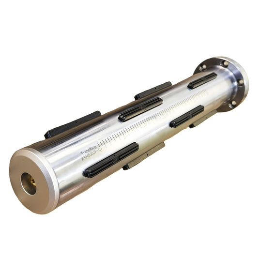Key type air expanding shaft for slitting and rewinding machine applications