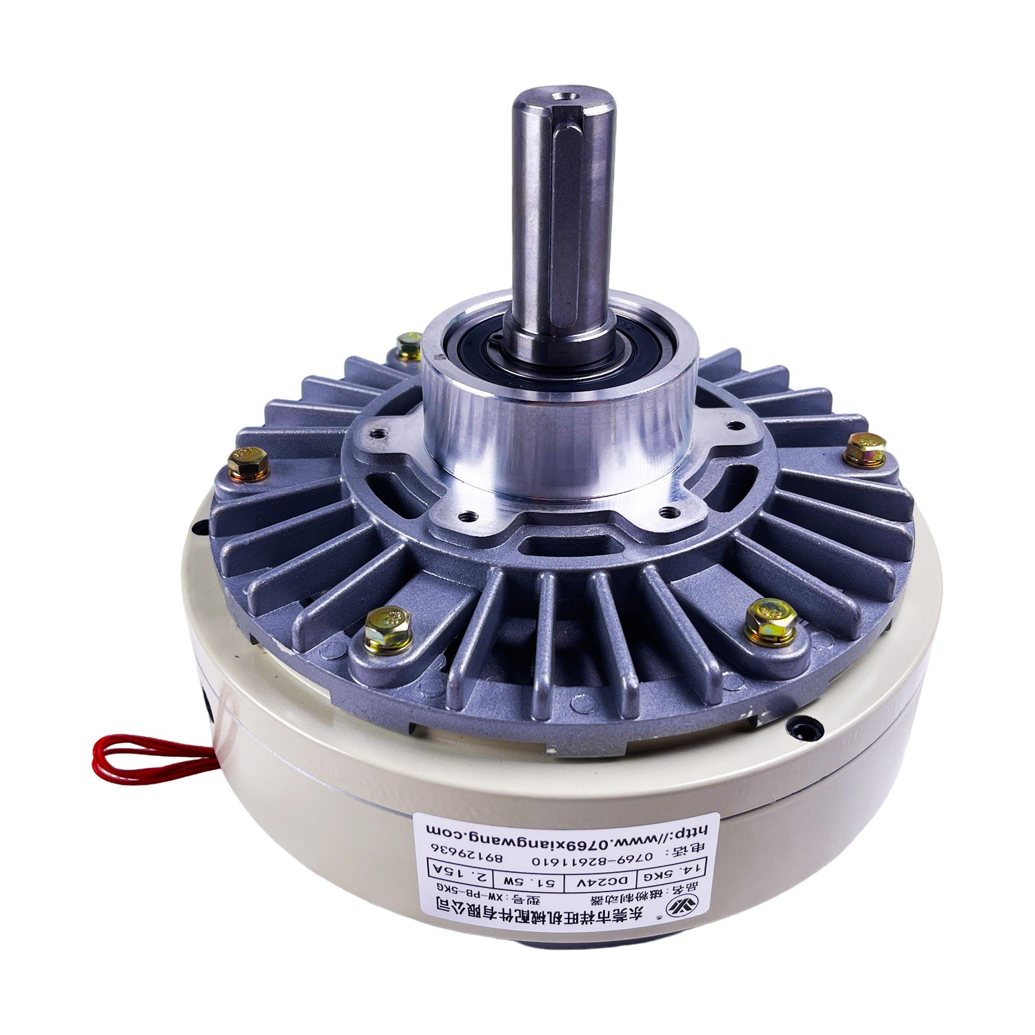 Long lifespan magnetic particle brake for printing, packaging and converting equipment