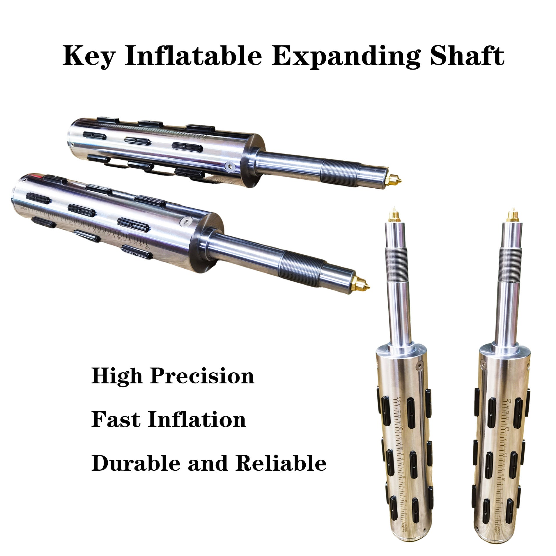 Lug Type Air Shaft for film converting and roll processing