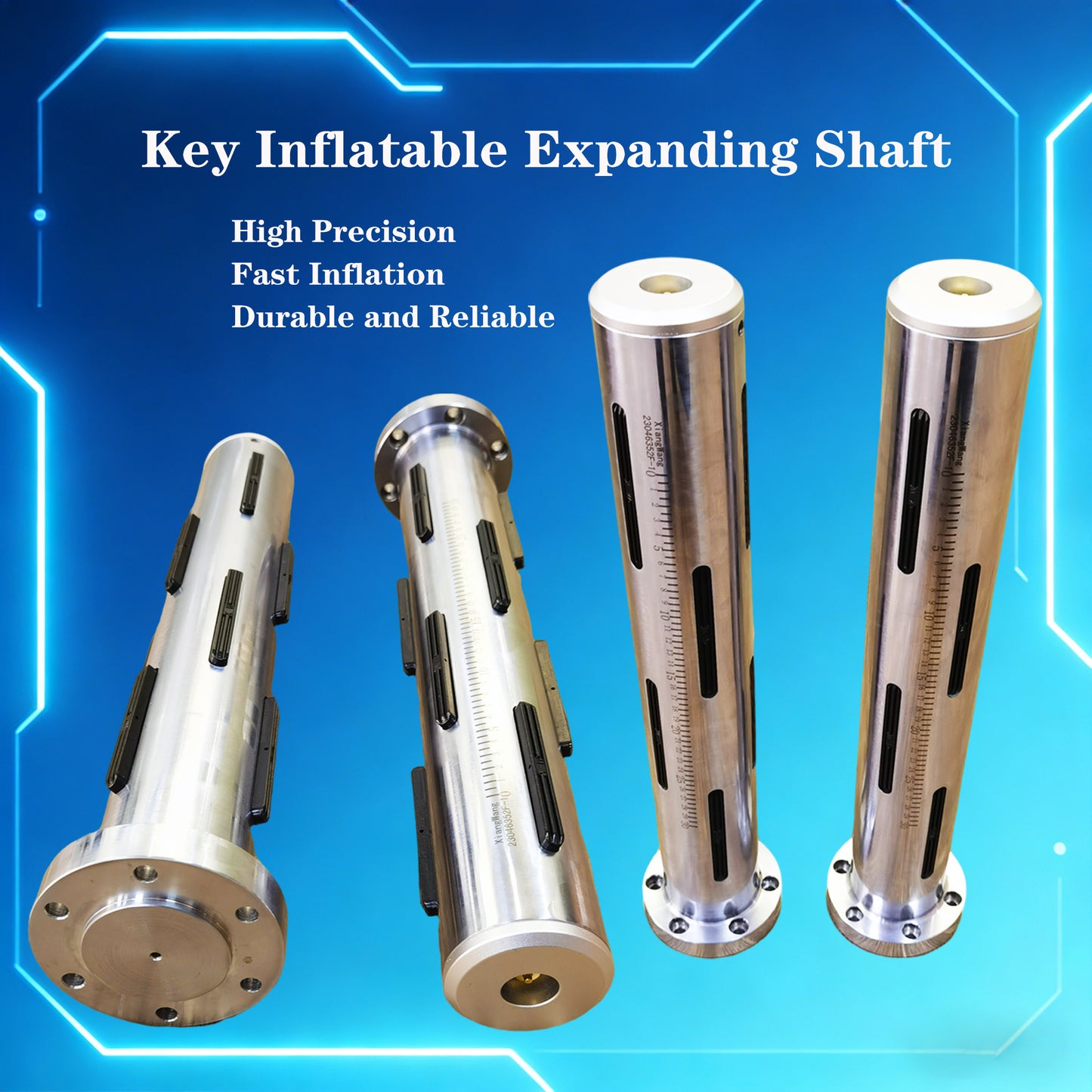 Pneumatic Lug Type Air Shaft for paper roll handling