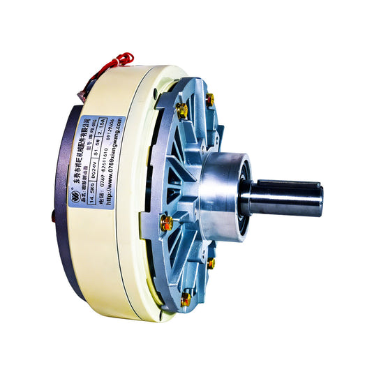 High torque magnetic particle brake for precision web tension control applications