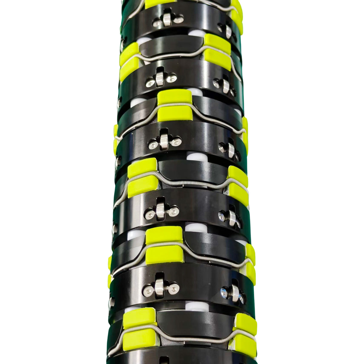 Close-up of friction rings on a Nishimura Type Differential Shaft