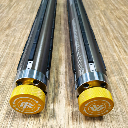Pneumatic air shaft for slitting and rewinding machine applications