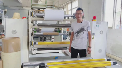 XW Machinery Air Expanding Shaft for film converting, paper processing and foil rewinding applications