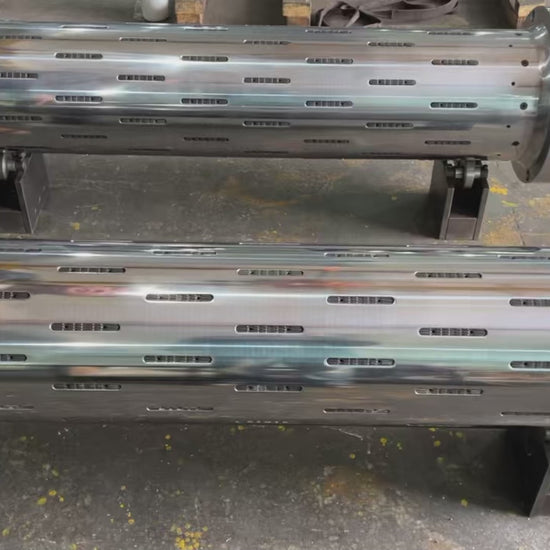 Lug Type Air Shaft installed on slitting machine