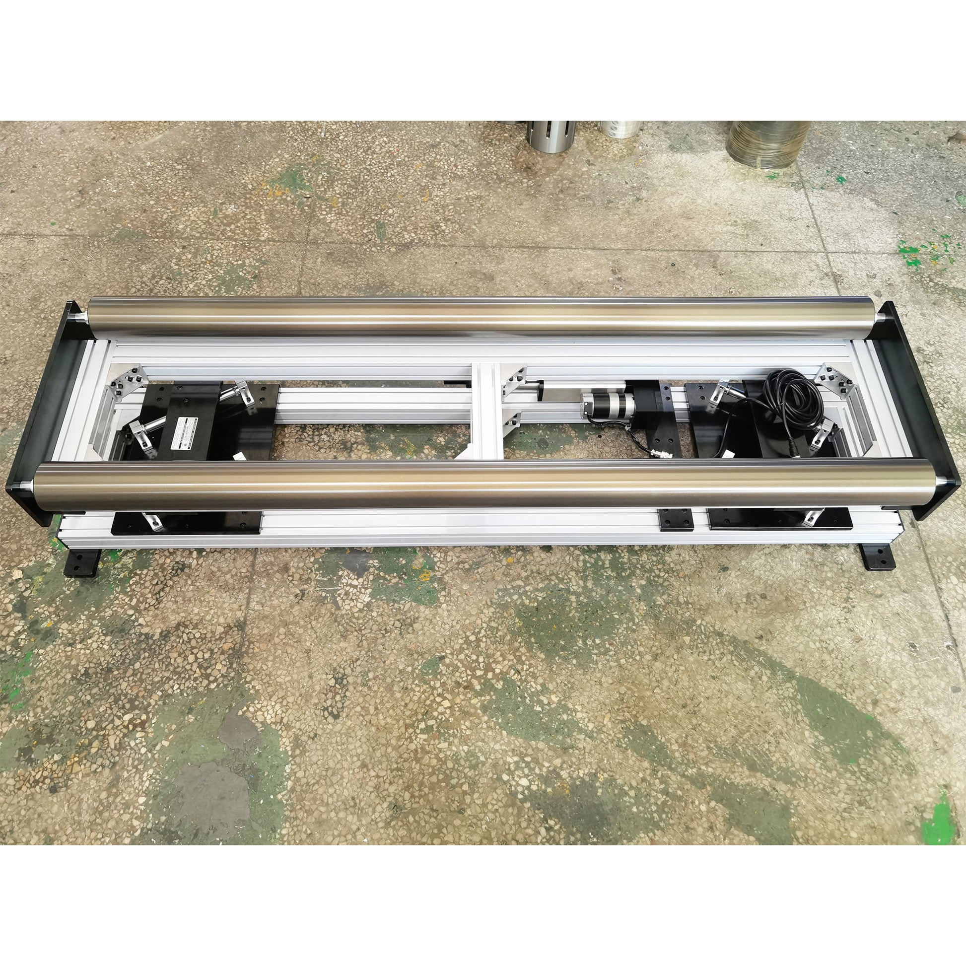 Roll to roll EPC guiding frame unit with edge tracking sensor and servo actuator for industrial web handling systems