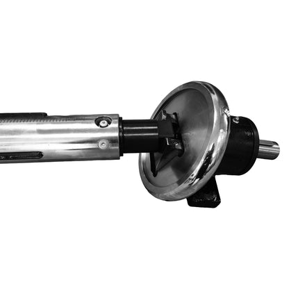 Safety chuck matched with air shaft, professional accessory for roll handling machinery