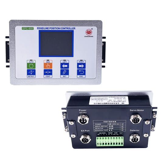 Servo web guide controller for automatic EPC edge position control system