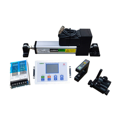 High precision servo web guiding system kit with EPC controller, servo actuator and edge tracking sensor for converting machines