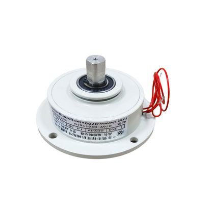 Small size magnetic powder brake for precision printing and converting machinery