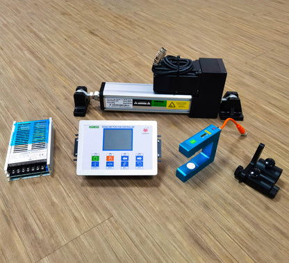Servo EPC web guide system for slitting machine with high response actuator and precision edge alignment controller