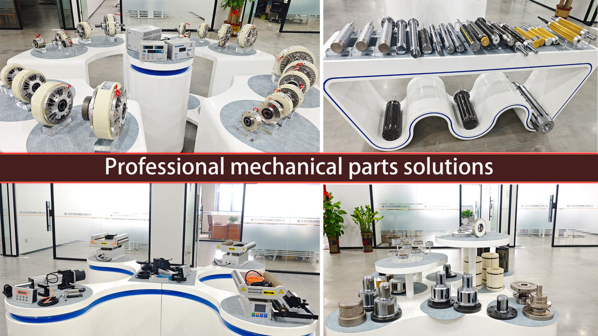 XW Machinery industrial products showcase for web tension control and winding systems