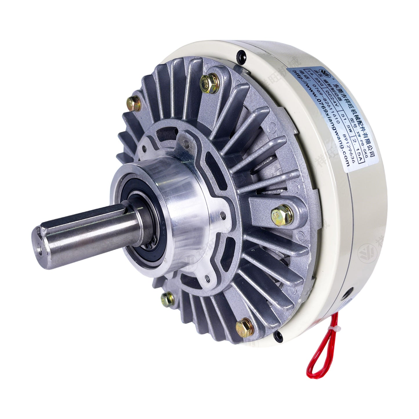 XW Machinery DIN standard magnetic powder brake for industrial tension control systems