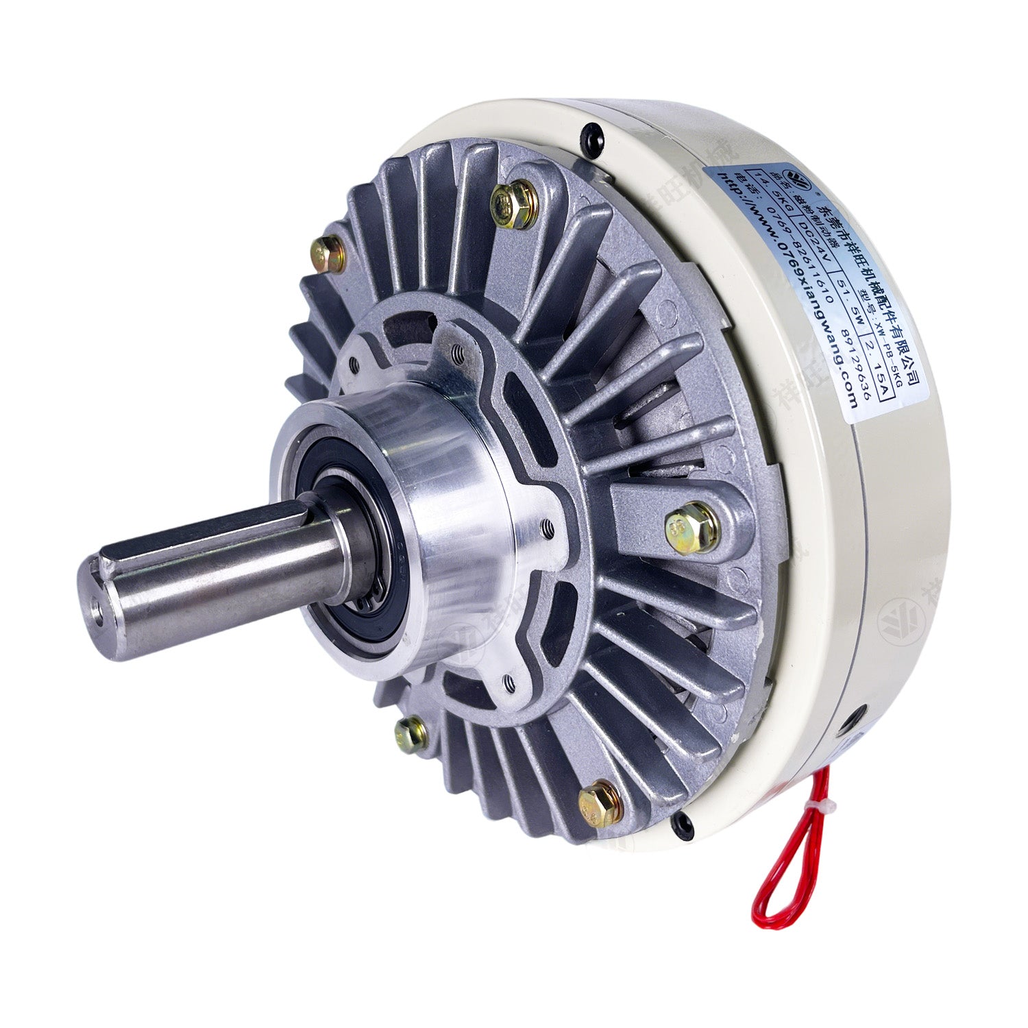 XW Machinery DIN standard magnetic powder brake for industrial tension control systems