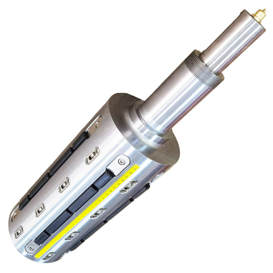 XWDGM Air Shaft featuring pneumatic core expansion for secure roll gripping and torque transmission
