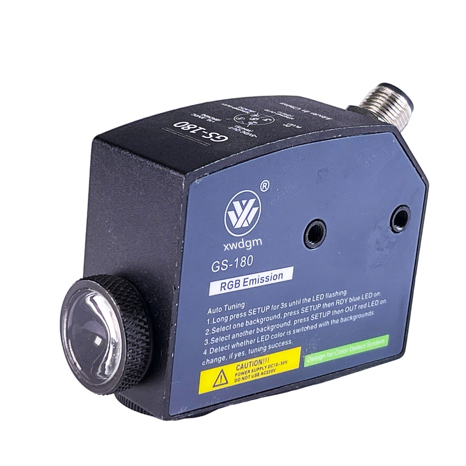 XWDGM Contrast Sensor for color mark detection in printing and packaging machines by XW Machinery