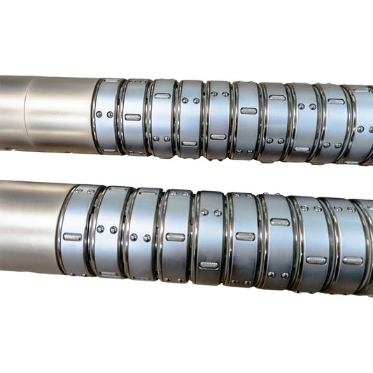 XWDGM Differential Rewind Shaft with friction ring system for independent tension control during rewinding
