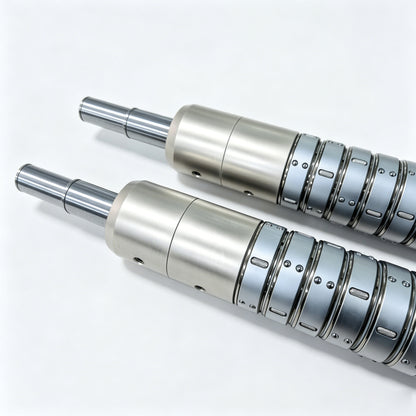 XWDGM Differential Rewind Shaft for multi-roll winding with precise tension control and differential slip performance