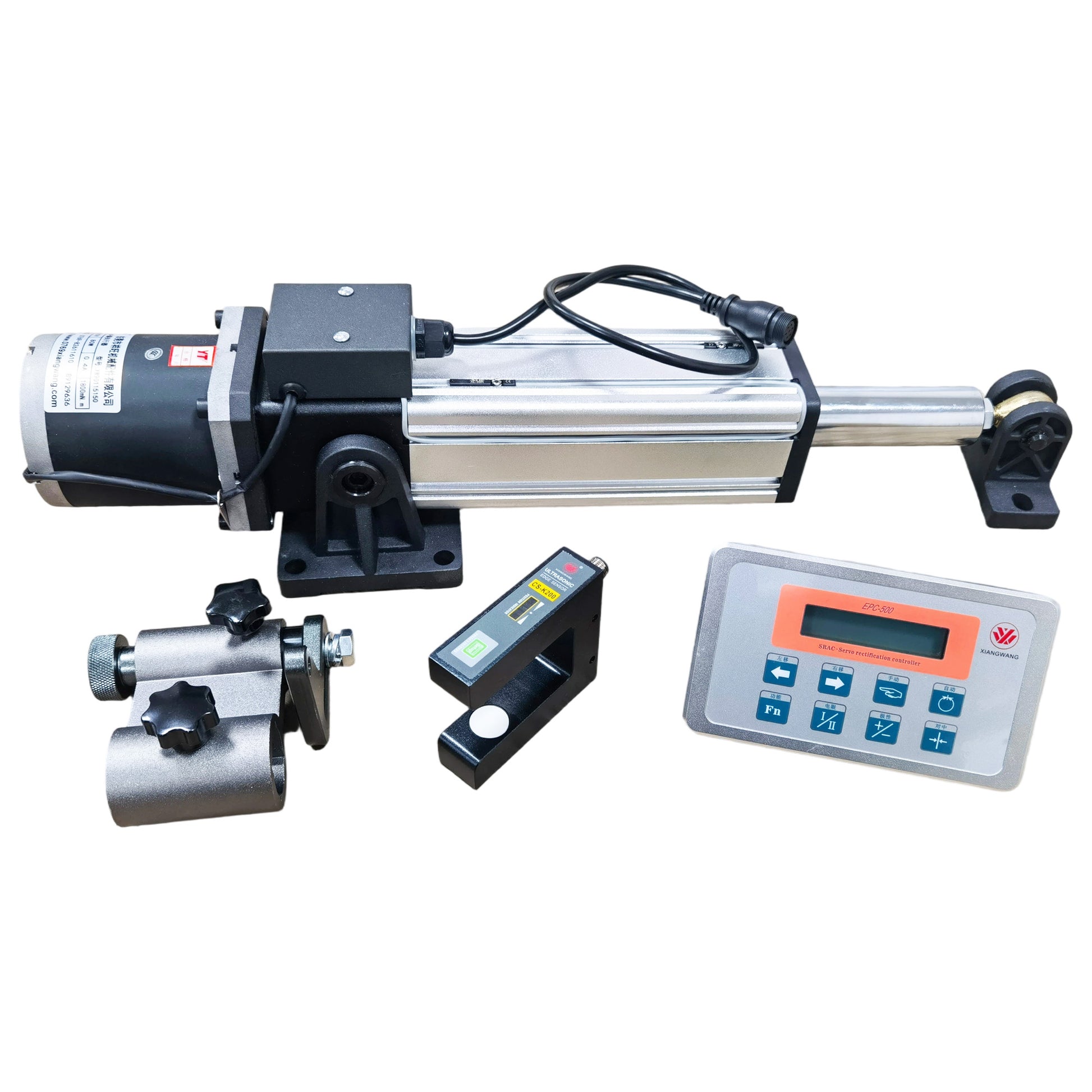 XWDGM edge guiding system ensuring precise material positioning