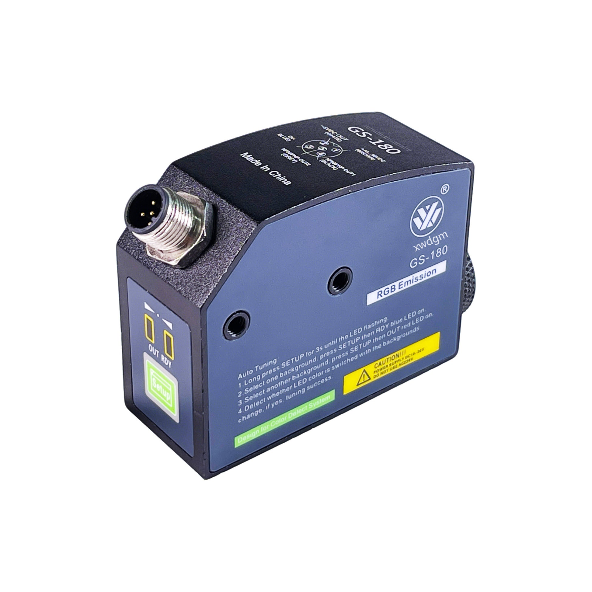 Industrial XWDGM Contrast Sensor from XW Machinery for packaging and slitting lines