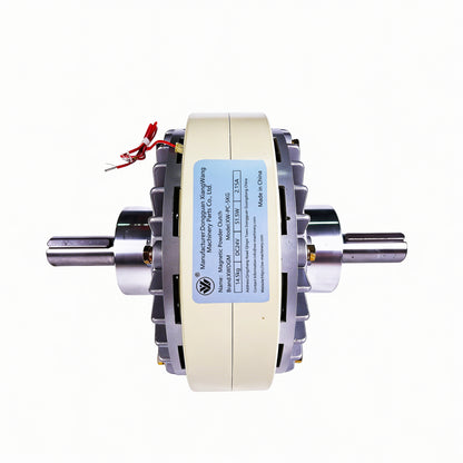 XWDGM Magnetic Particles Clutch for precision torque transmission and web tension control in slitting rewinding printing packaging film converting and roll-to-roll processing machinery manufactured by XW Machinery