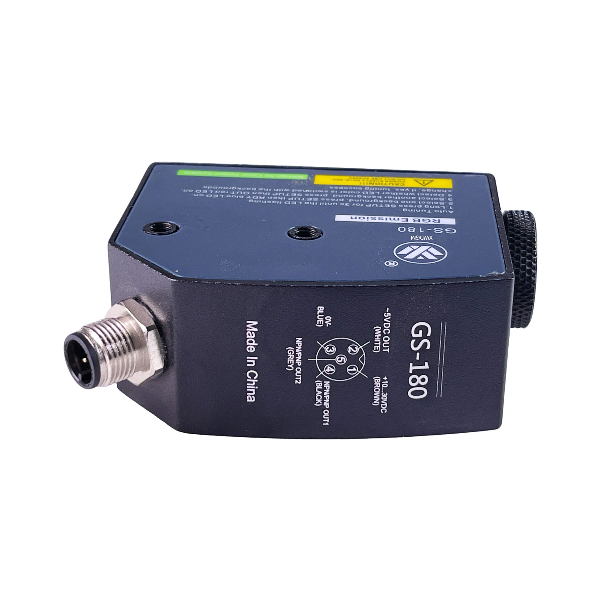 XWDGM Contrast Sensor integrated with web guide systems for roll-to-roll processing